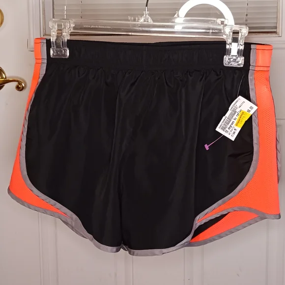 Bundle Sale - 90 Degrees Black/Orange Shorts with liner Size Large - Picture 1 of 4